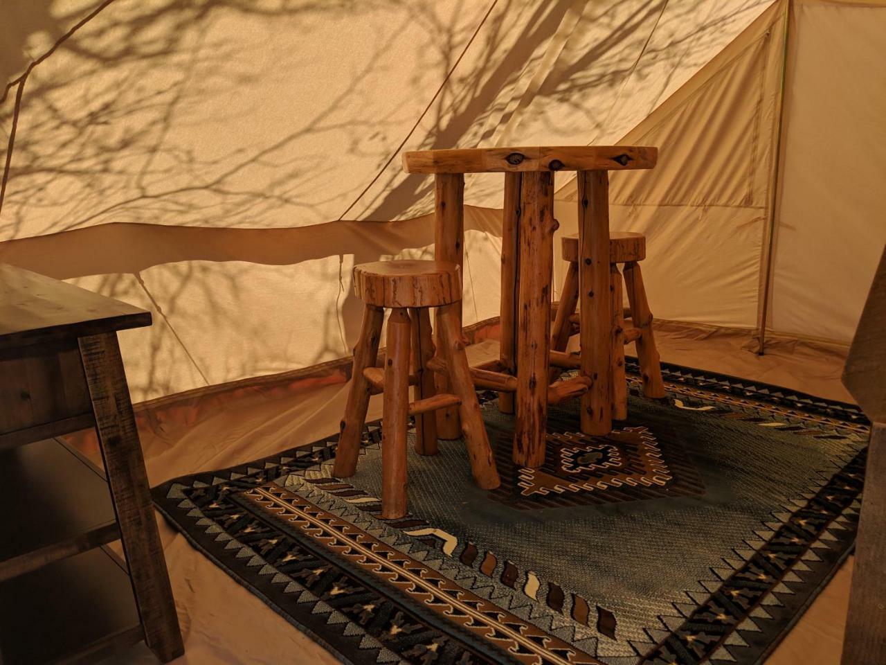 FunStays Glamping Setup Tent in RV Park #6 OK-T6 Moab Bagian luar foto